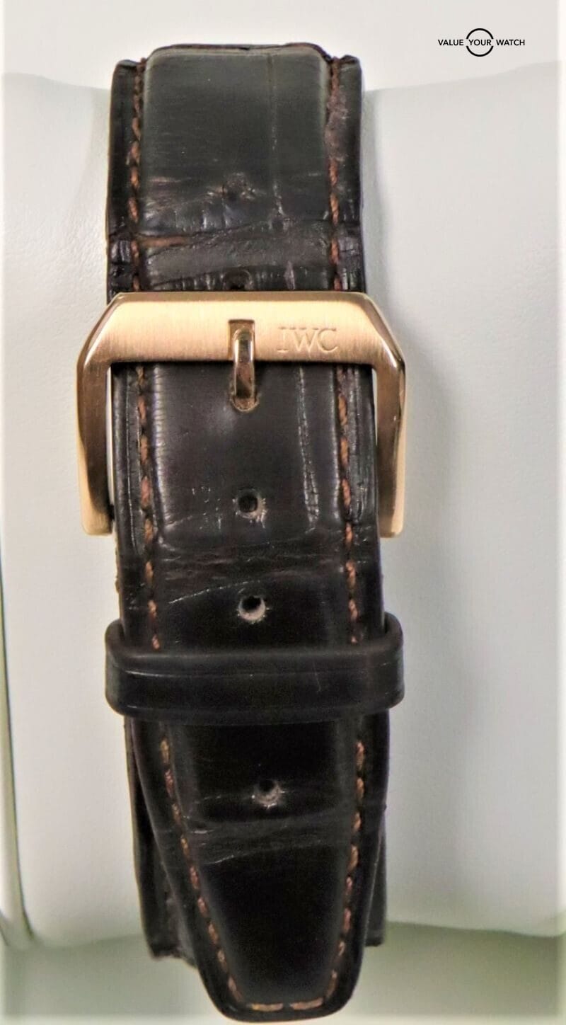 IWC Pilot Chronograph 18K Rose Gold 42mm Chronograph Black Dial! - Image 4