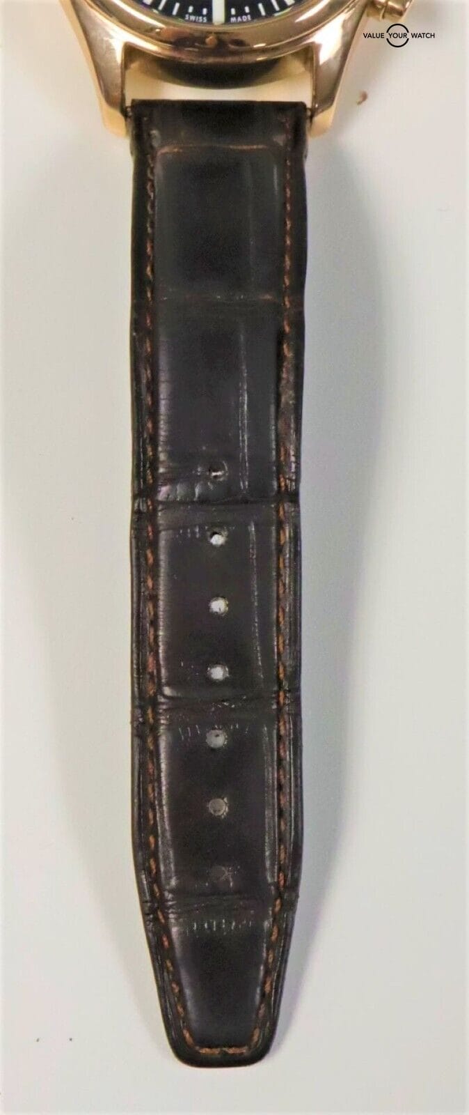 IWC Pilot Chronograph 18K Rose Gold 42mm Chronograph Black Dial! - Image 11