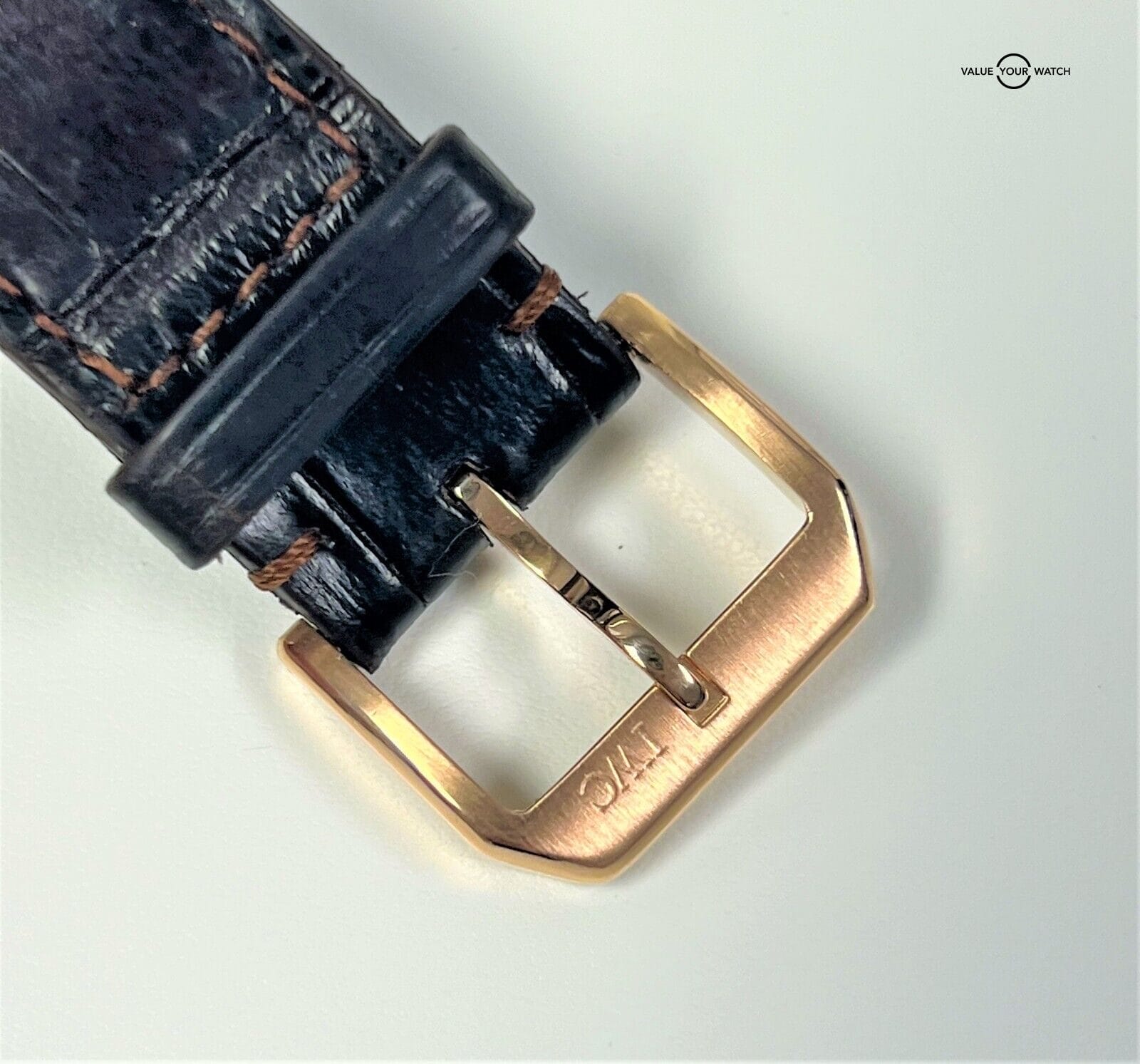 IWC Pilot Chronograph 18K Rose Gold 42mm Chronograph Black Dial! - Image 10