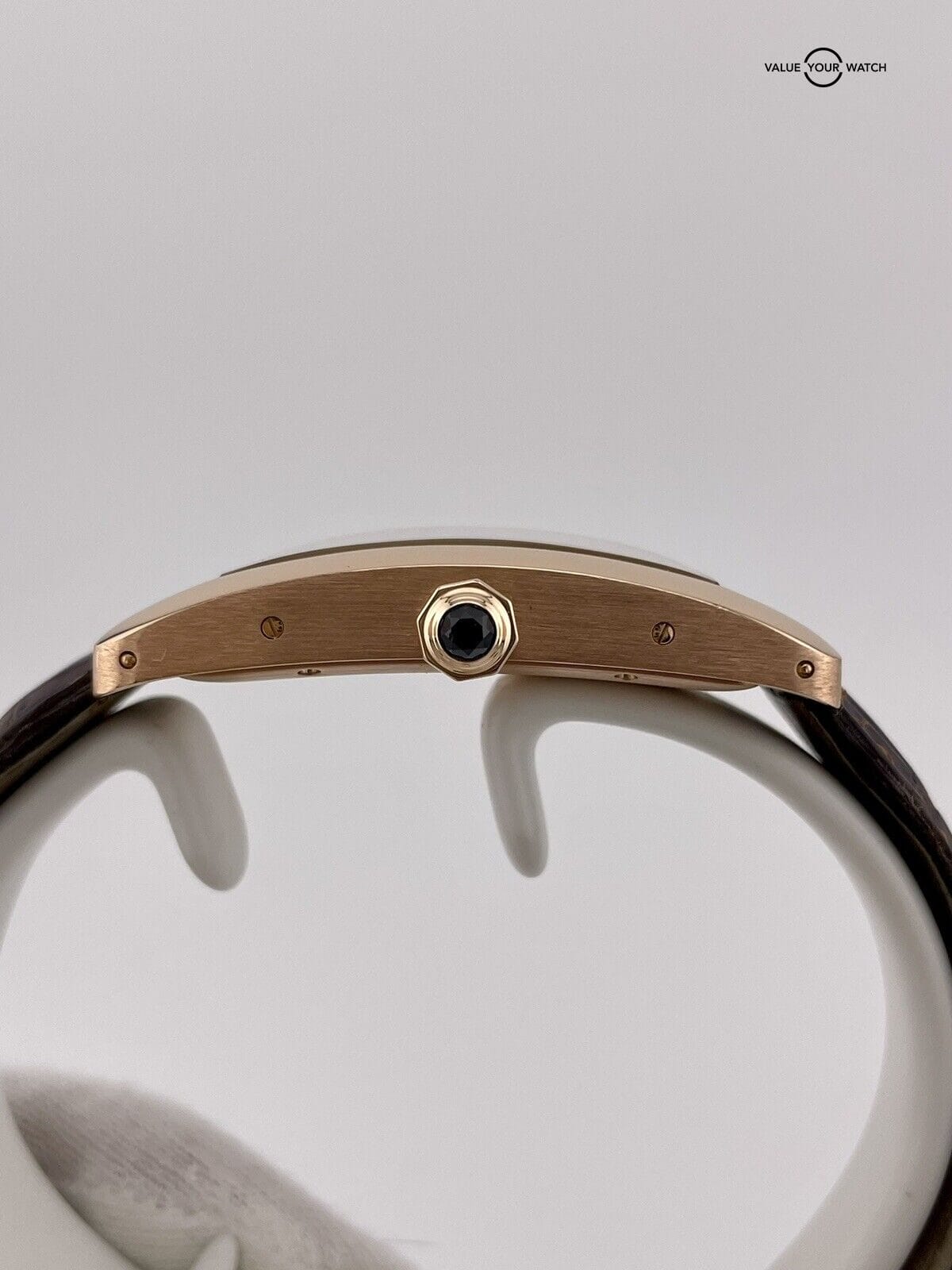 Cartier Tank Americaine 18k Rose Gold Automatic Watch W2609156 2505 - Image 5