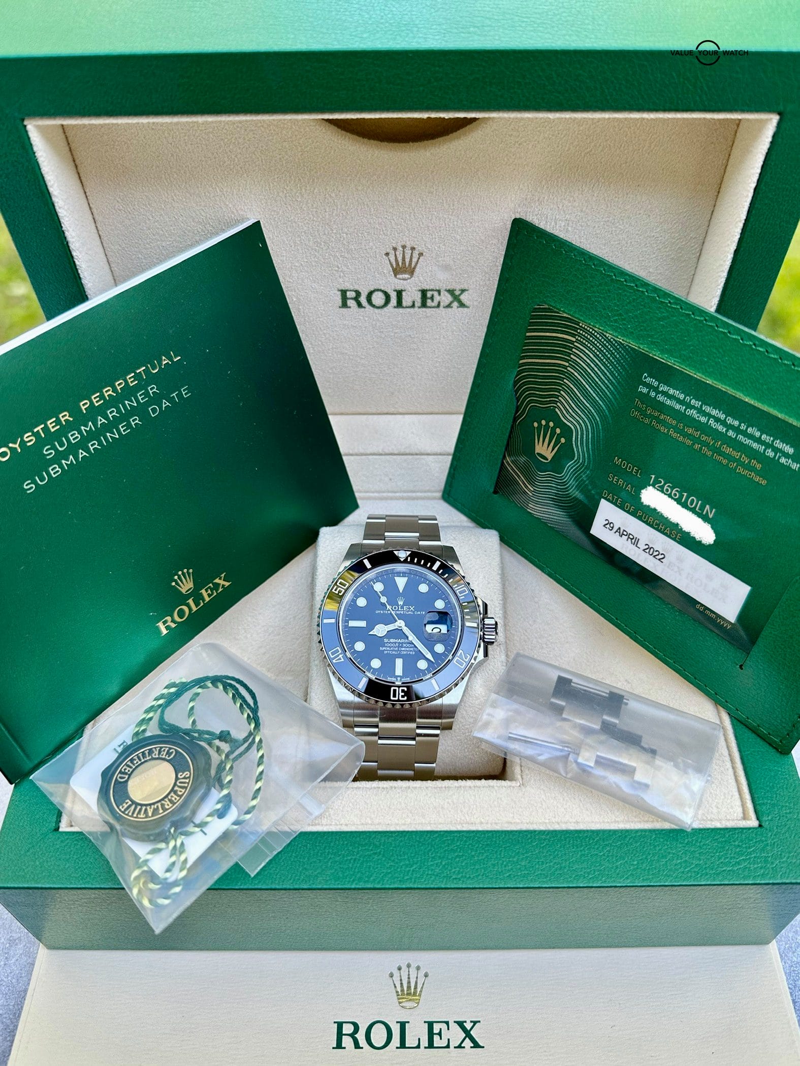 Rolex submariner shop in box