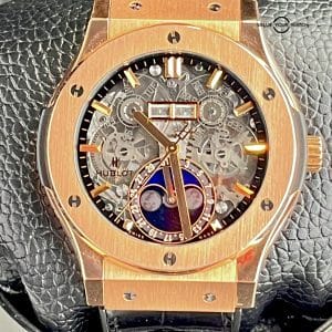 Hublot Classic Fusion Aerofusion Moonphase King Gold 45mm 517.OX.0180.LR (MSRP $35,200)