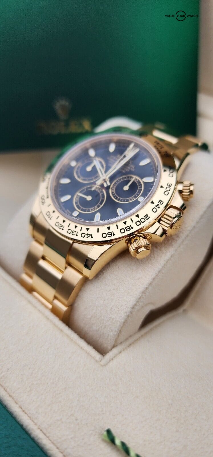 2023 Rolex Cosmograph Daytona 18K Gold Black Dial Unworn, Full Set-116508 - Image 6