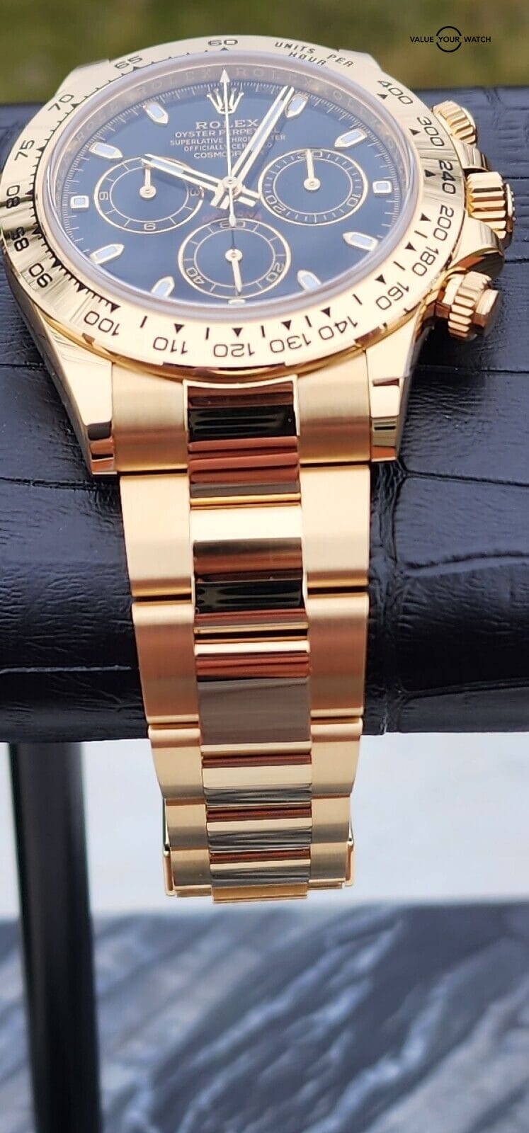 2023 Rolex Cosmograph Daytona 18K Gold Black Dial Unworn, Full Set-116508 - Image 9