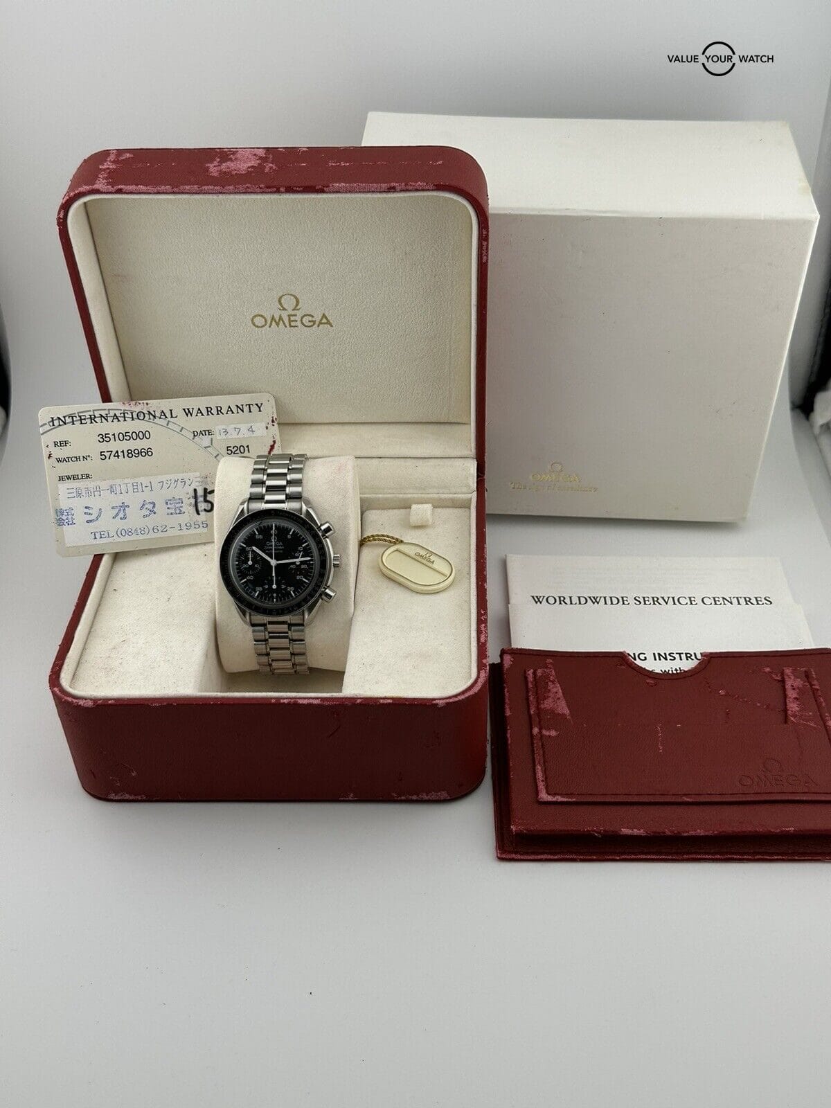 OMEGA Speedmaster Chronograph Reduced Automatic Watch 3510.50 - Image 6