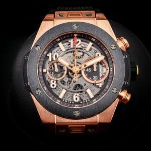Hublot Big Bang Unico 45mm King Gold 40k MSRP Rose Gold Ceramic 411.OM.1180.RX