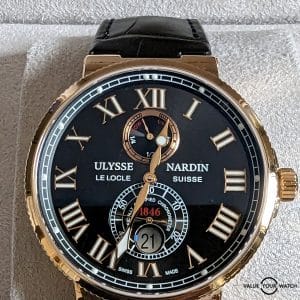 Maxi Marine Chronometer 18k Rose Gold 43mm