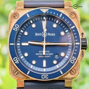 Bell & Ross BR 03-92 Diver Blue Bronze Limited Complete Boxes BR0392-D-LU-BR/SCA