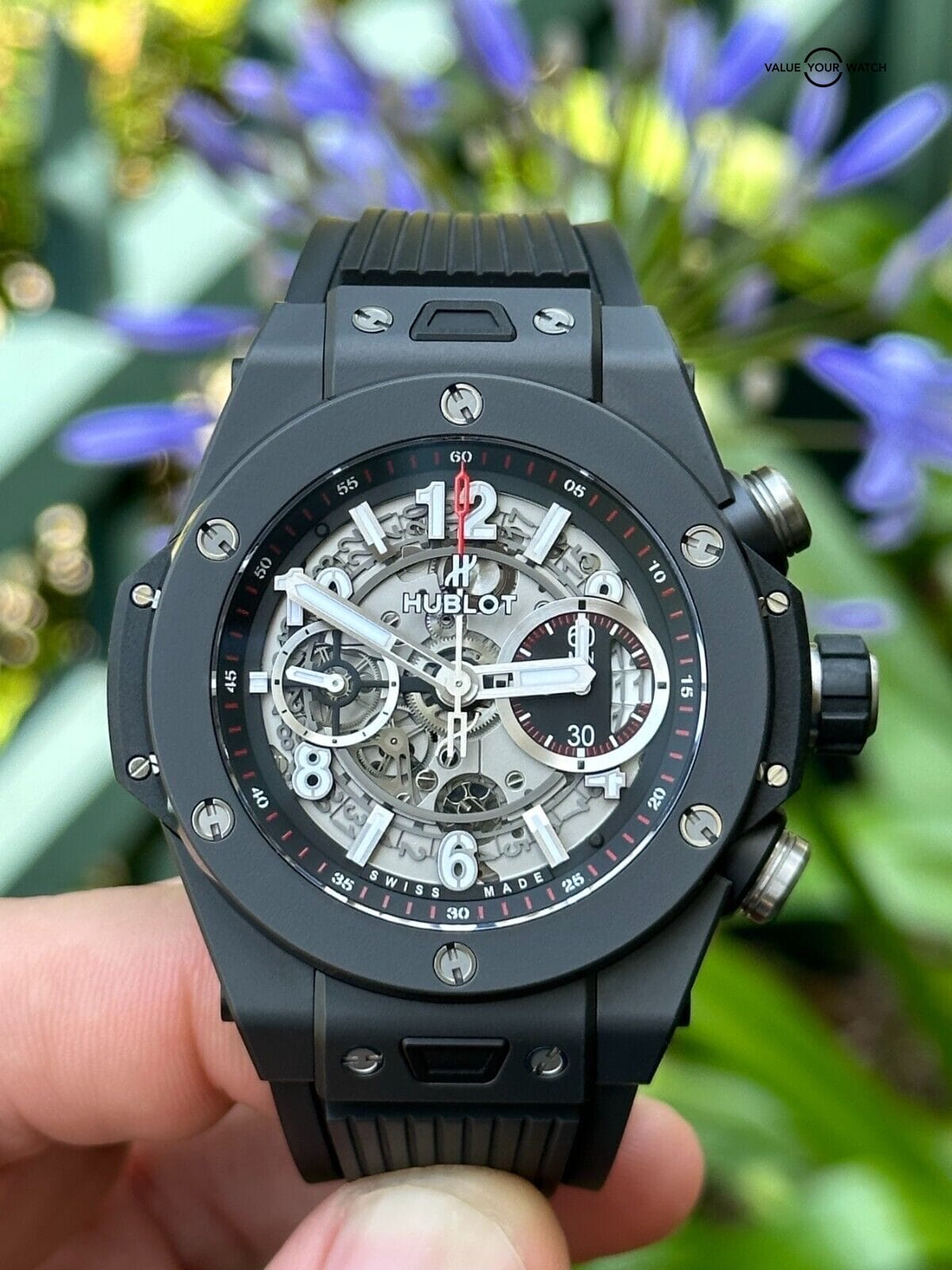 Hublot Big Bang Unico Black Magic Chronograph - Full Set in Pristine Condition - Image 7