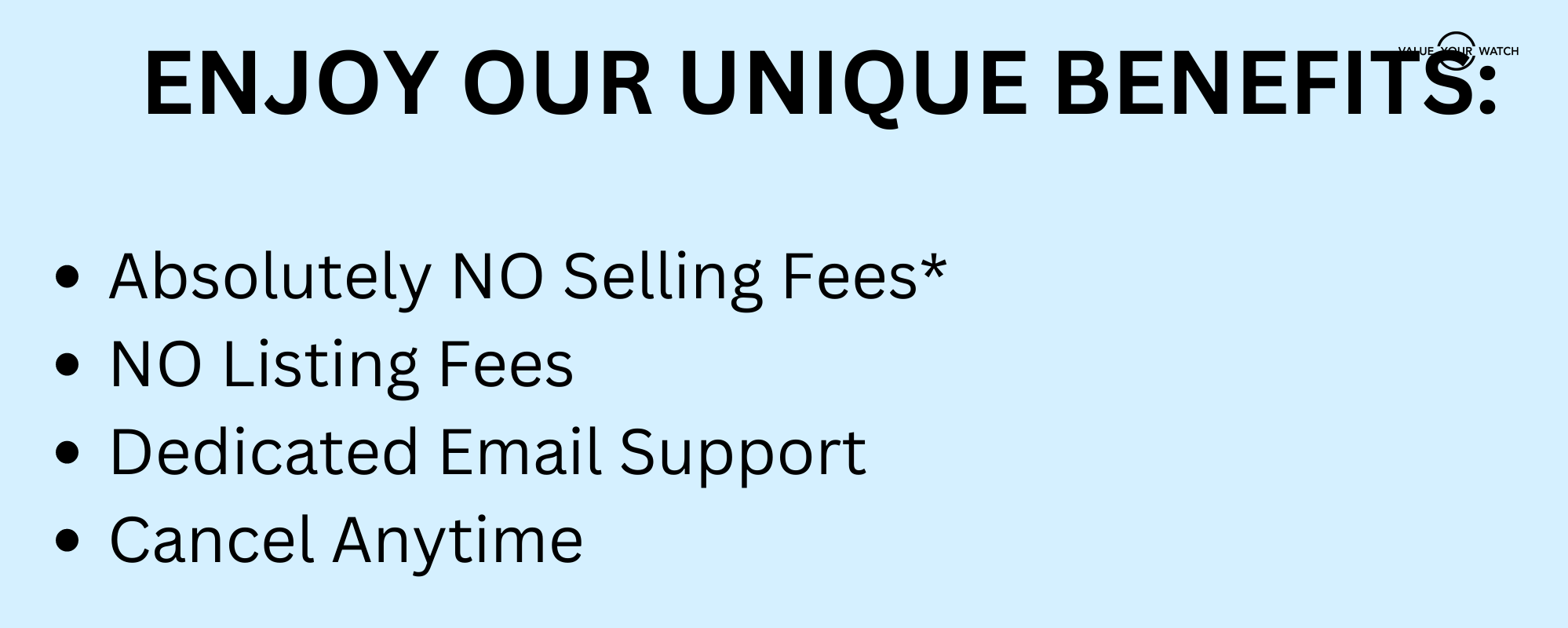 Benefits of valueyourwatch
