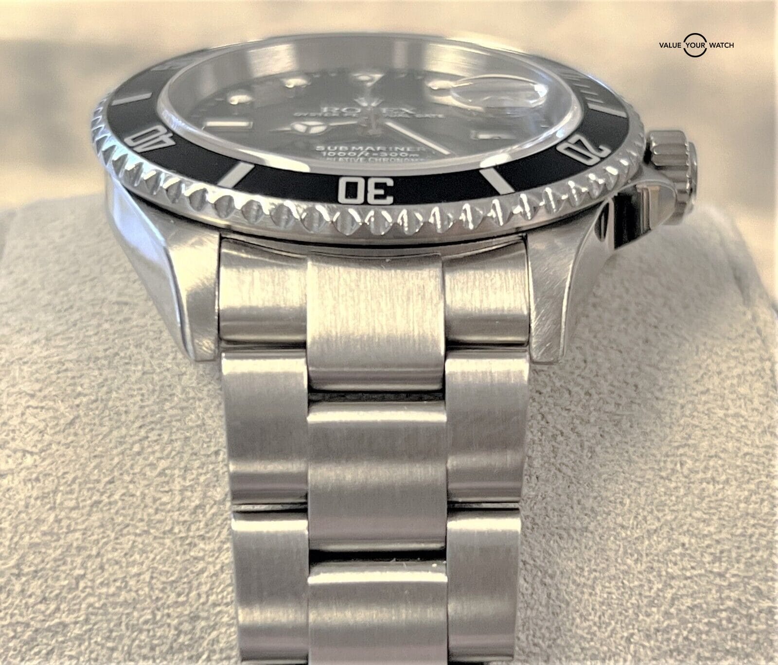 Rolex Submariner Date 16610 40mm No Holes Black Dial Boxes/Papers