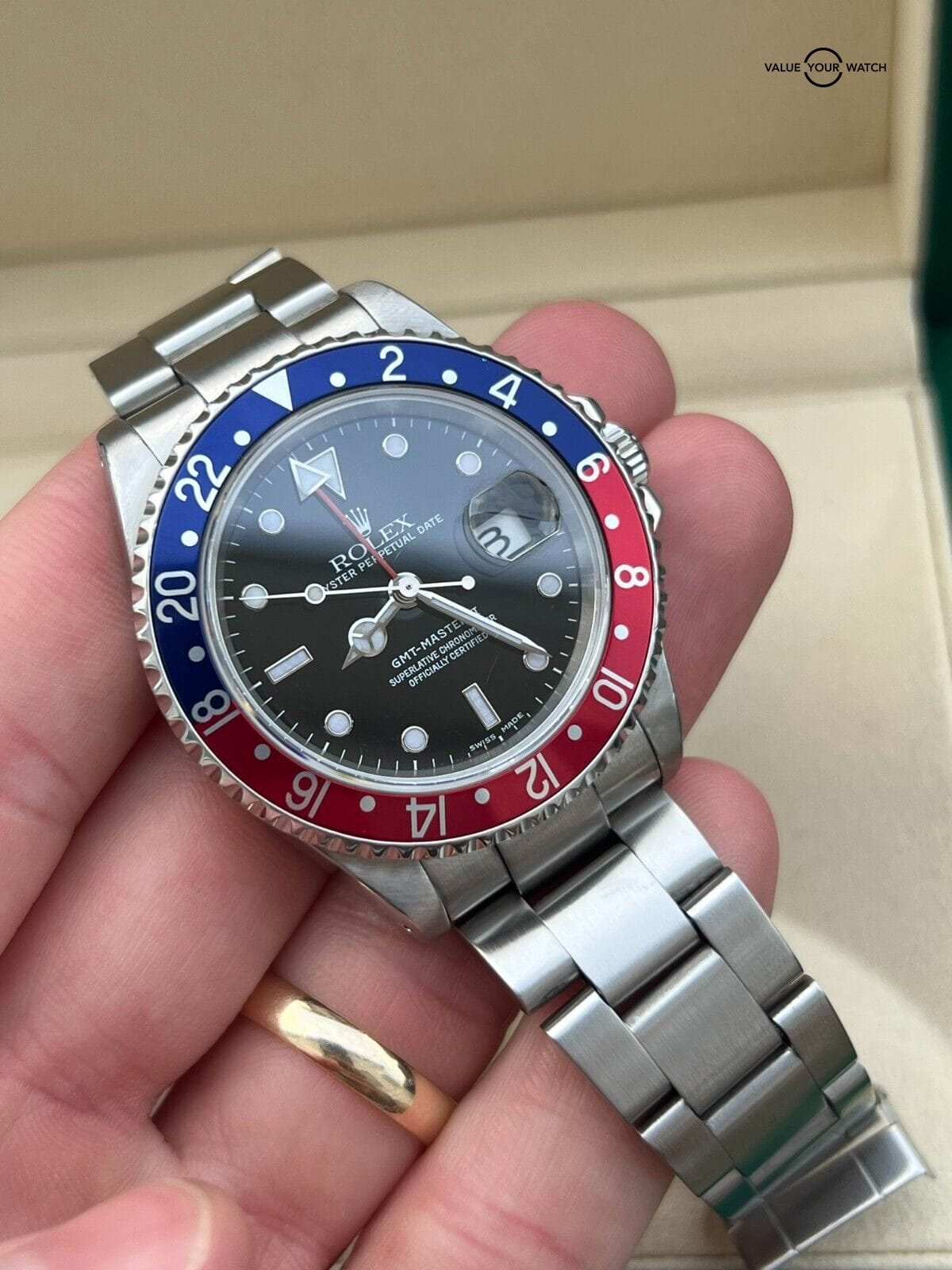 Rolex GMT Master II Pepsi 16710 Blue Red Stainless Steel 40mm Automatic - Image 2