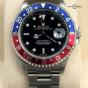 Rolex GMT Master II Pepsi 16710 Blue Red Stainless Steel 40mm Automatic