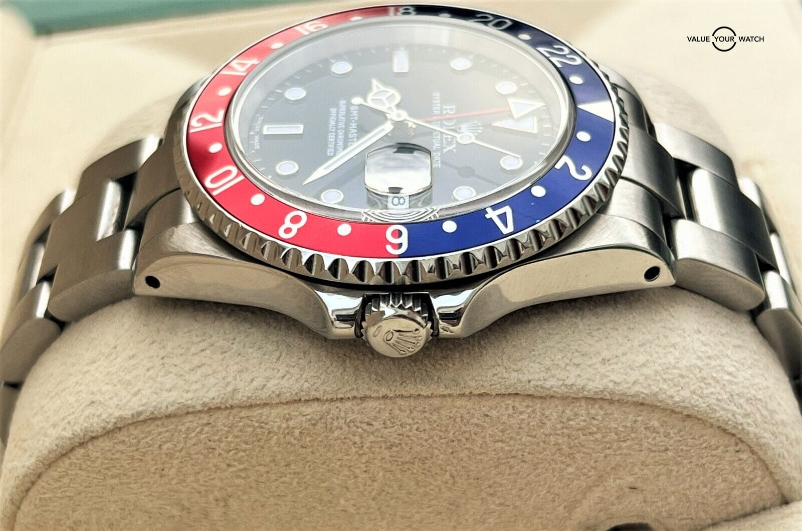 Rolex GMT Master II Pepsi 16710 Blue Red Stainless Steel 40mm Automatic - Image 10