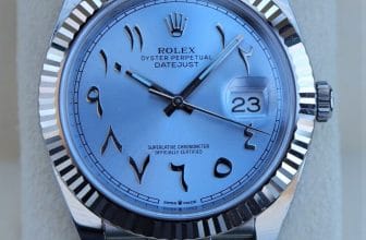 Rolex Datejust 41mm 126334 ICE BLUE ARABIC DIAL Boxes/Papers