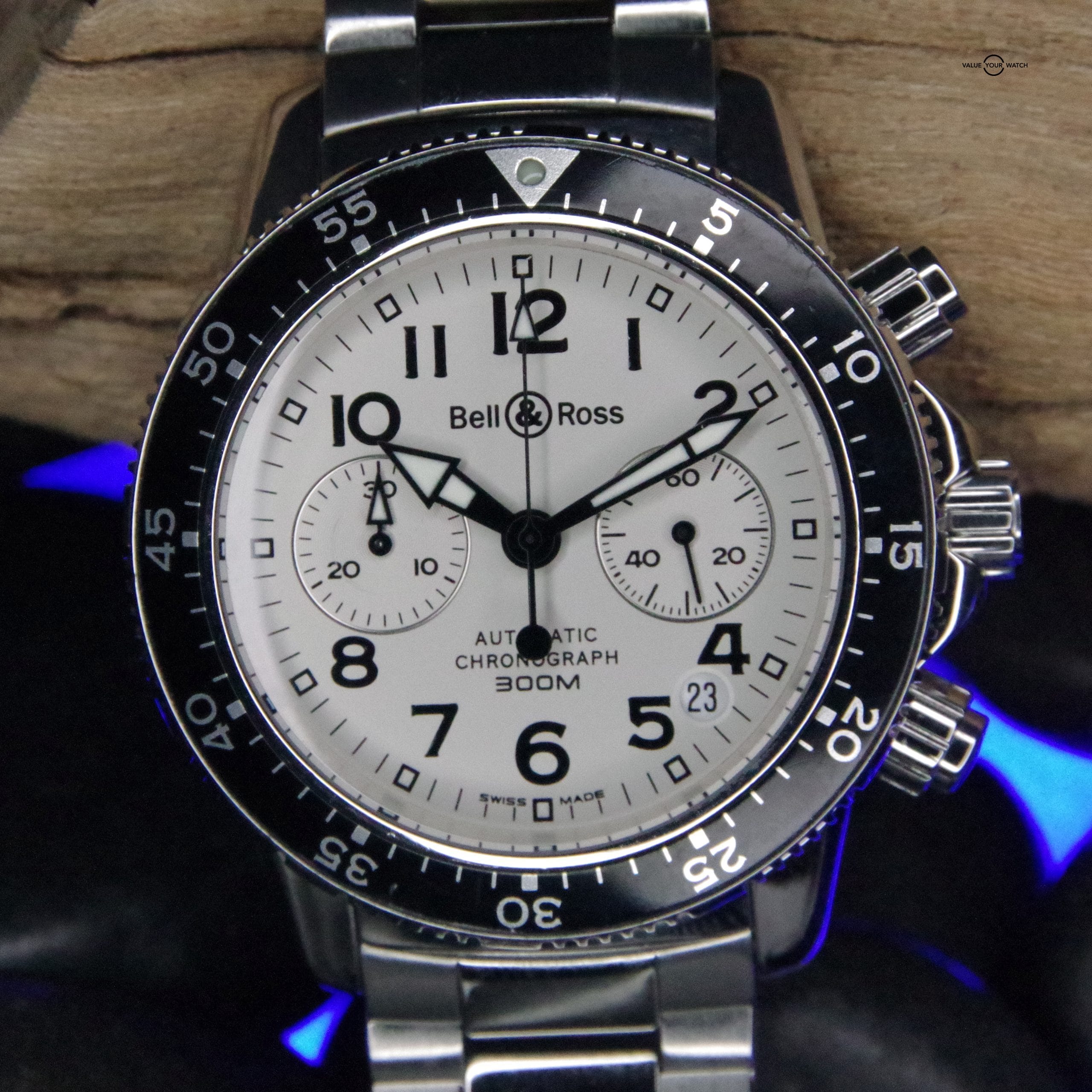 Bell & ross outlet diver 300 chronograph watch