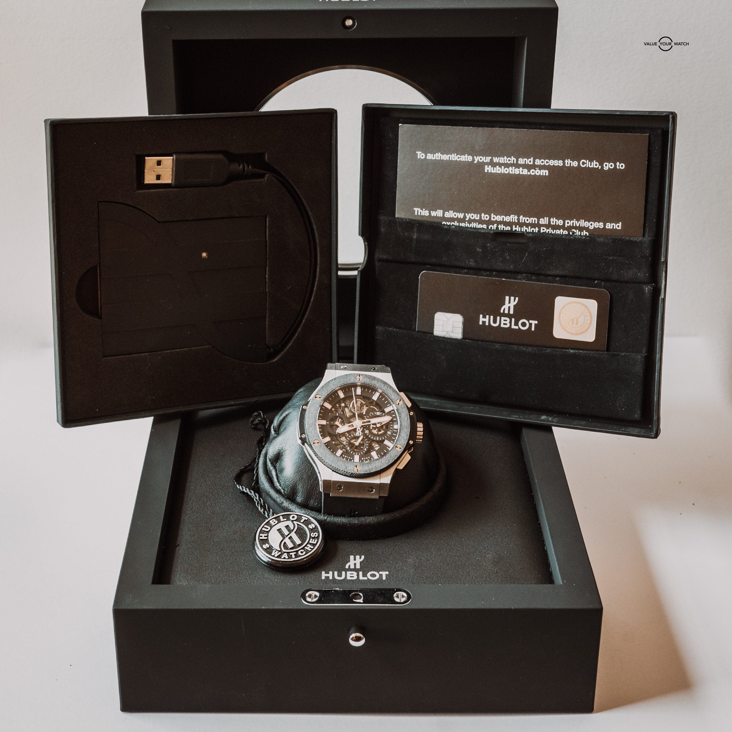 Hublot Aero Bang Big Bang 44 Skeleton Black Dial Ceramic - 311.SM.1170.GR - Image 4