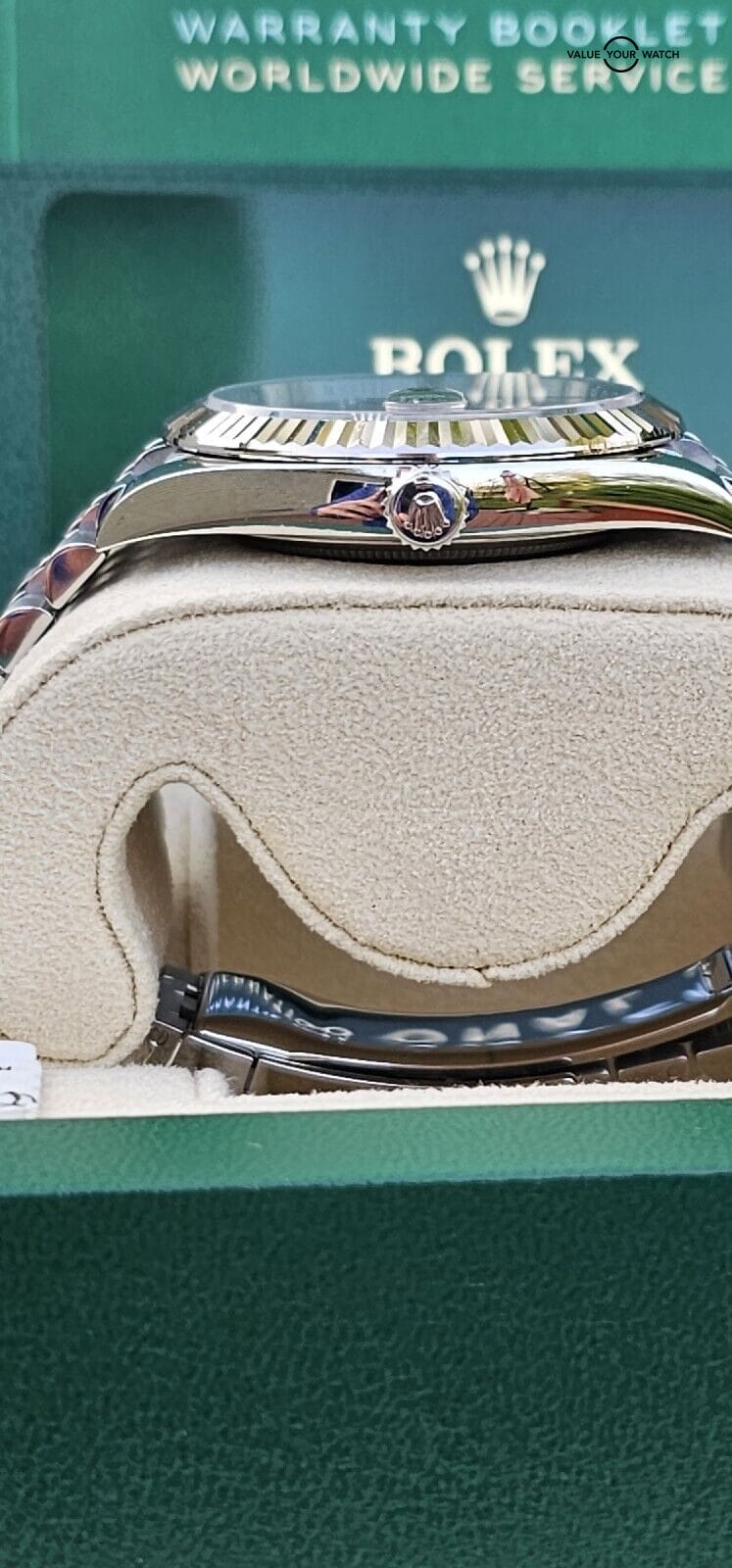 Rolex Datejust 41 Diamond Markers Dial Jubilee Bracelet Model 126334-2022 Unworn Full Set - Image 14