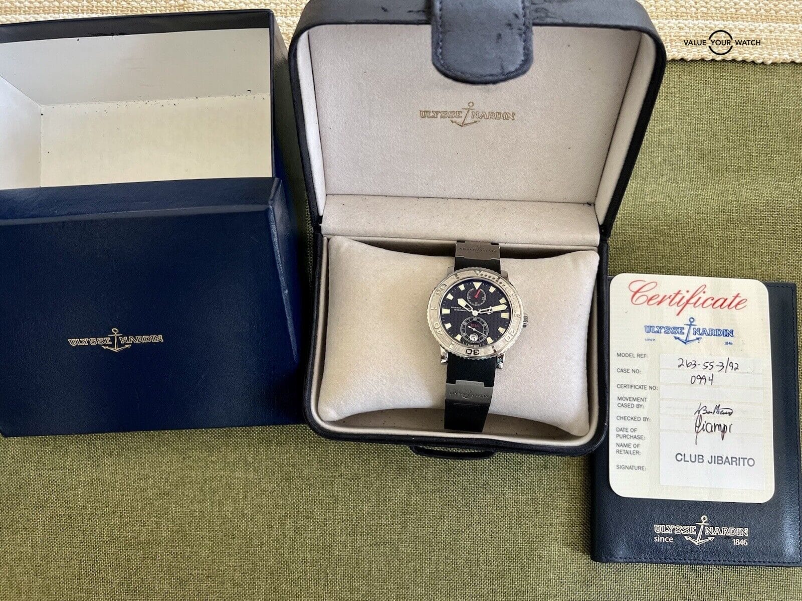 Ulysse Nardin Marine Diver GET 10% OFF!!! - 263-55-3/92 - Image 7