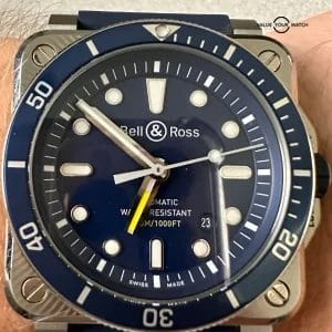 Bell and Ross BR03-92 Blue Diver, Striking Full Set