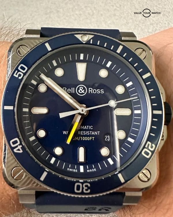 Bell and Ross BR03-92 Blue Diver, Striking Full Set