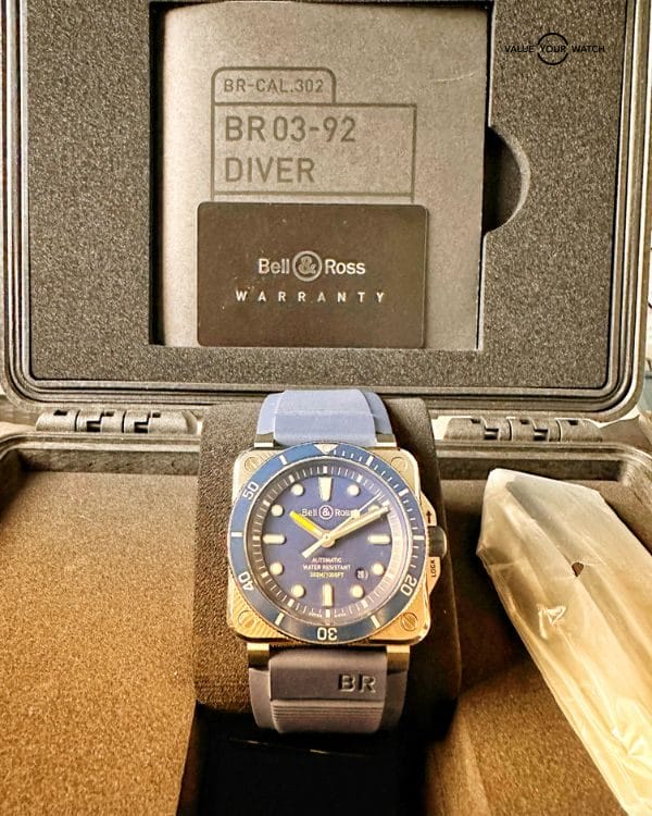 Bell and Ross BR03-92 Blue Diver, Striking Full Set - Image 5