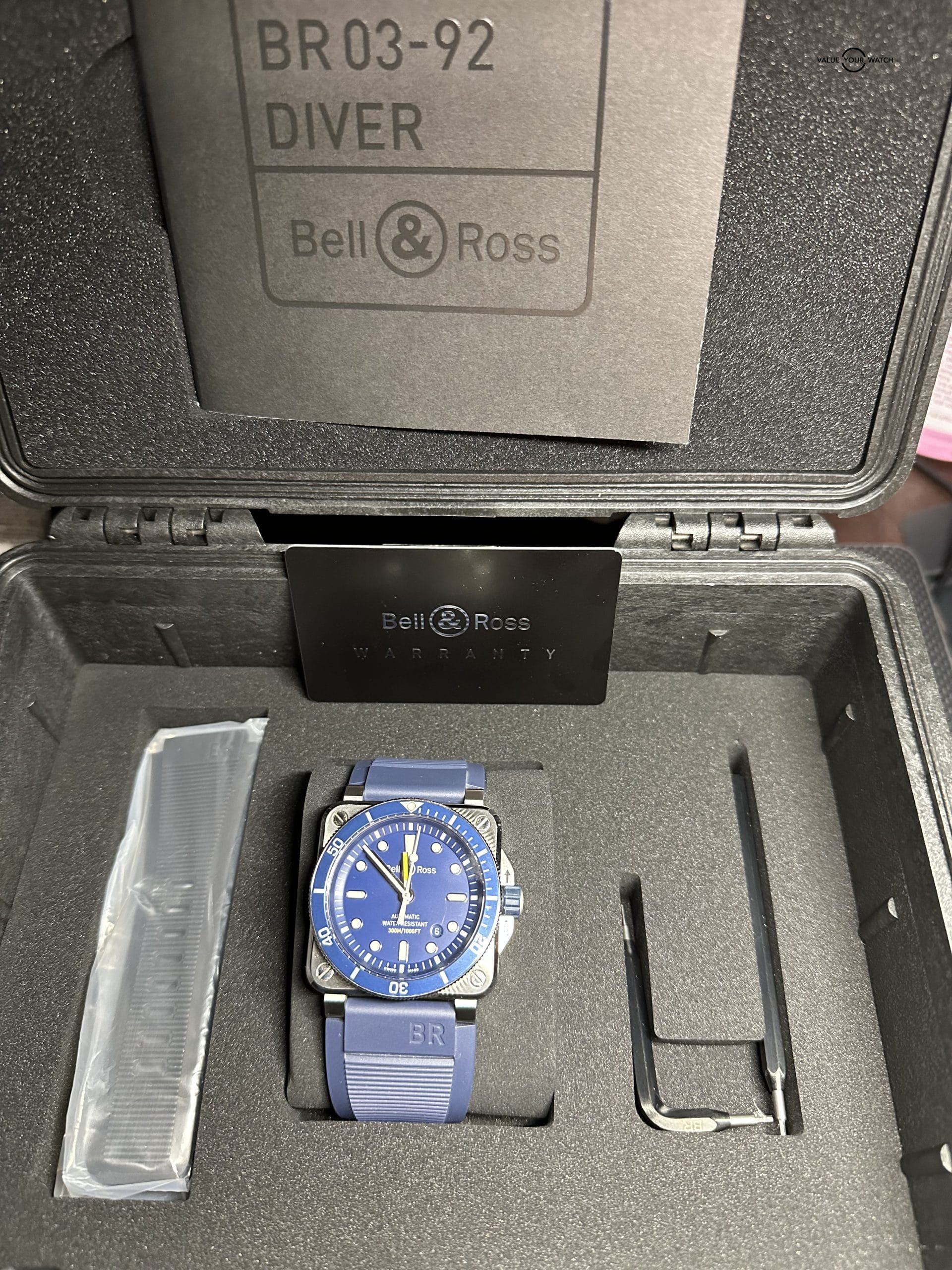 Bell and Ross BR03-92 Blue Diver, Striking Full Set - Image 10