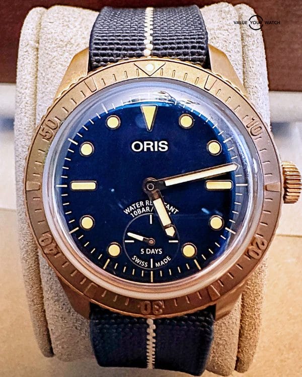 Oris Carl Brashear Cal. 410 Ltd. Edition Bronze 0552 2000 Full Set