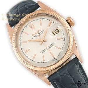 Rolex Oyster Perpetual Datejust Ref.6605 18ct Pink Gold 1957 Roulette Date