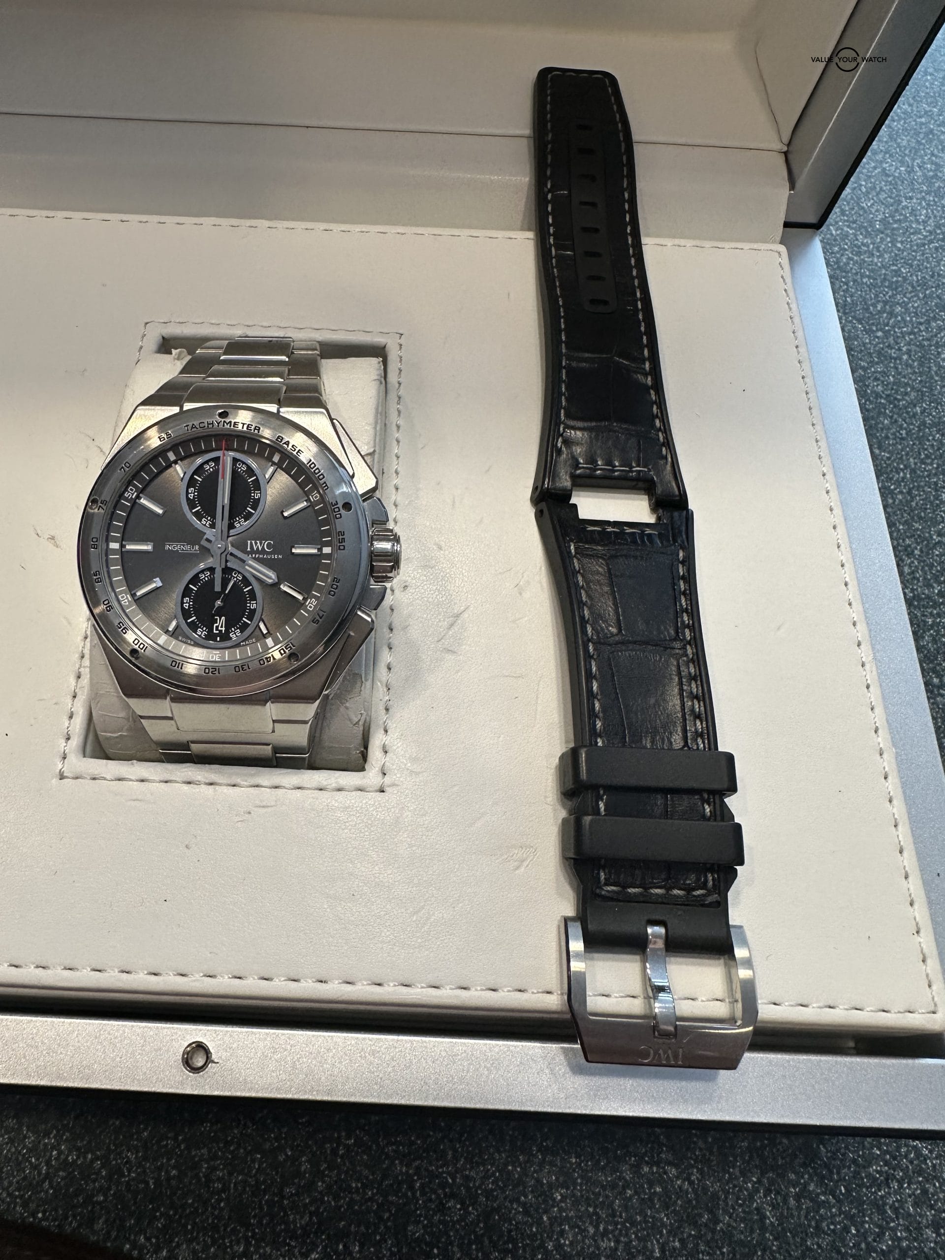 INGENIEUR CHRONOGRAPH RACER, Anthracite Face, Full Set IW378508 - Image 18