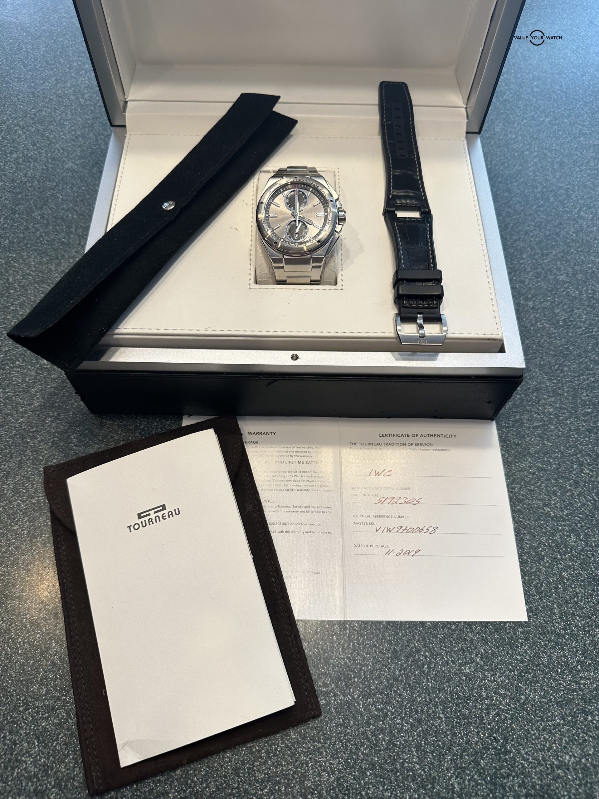 INGENIEUR CHRONOGRAPH RACER, Anthracite Face, Full Set IW378508 - Image 17