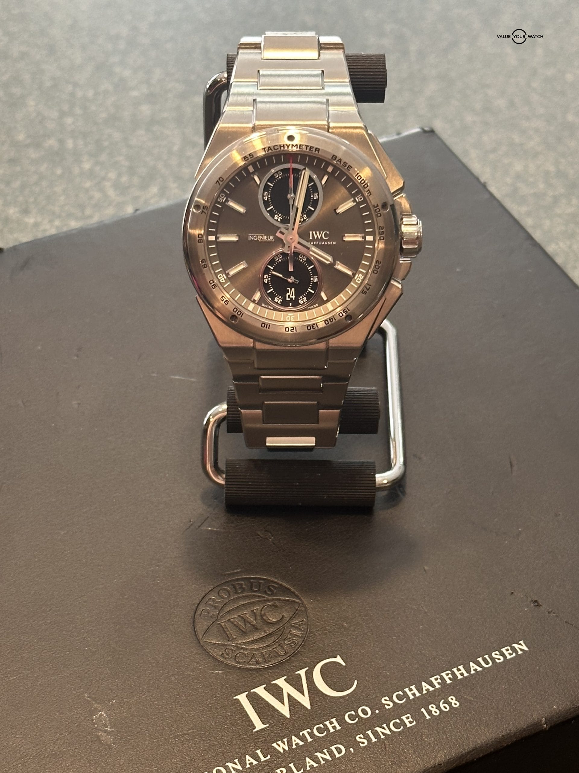 INGENIEUR CHRONOGRAPH RACER, Anthracite Face, Full Set IW378508 - Image 5