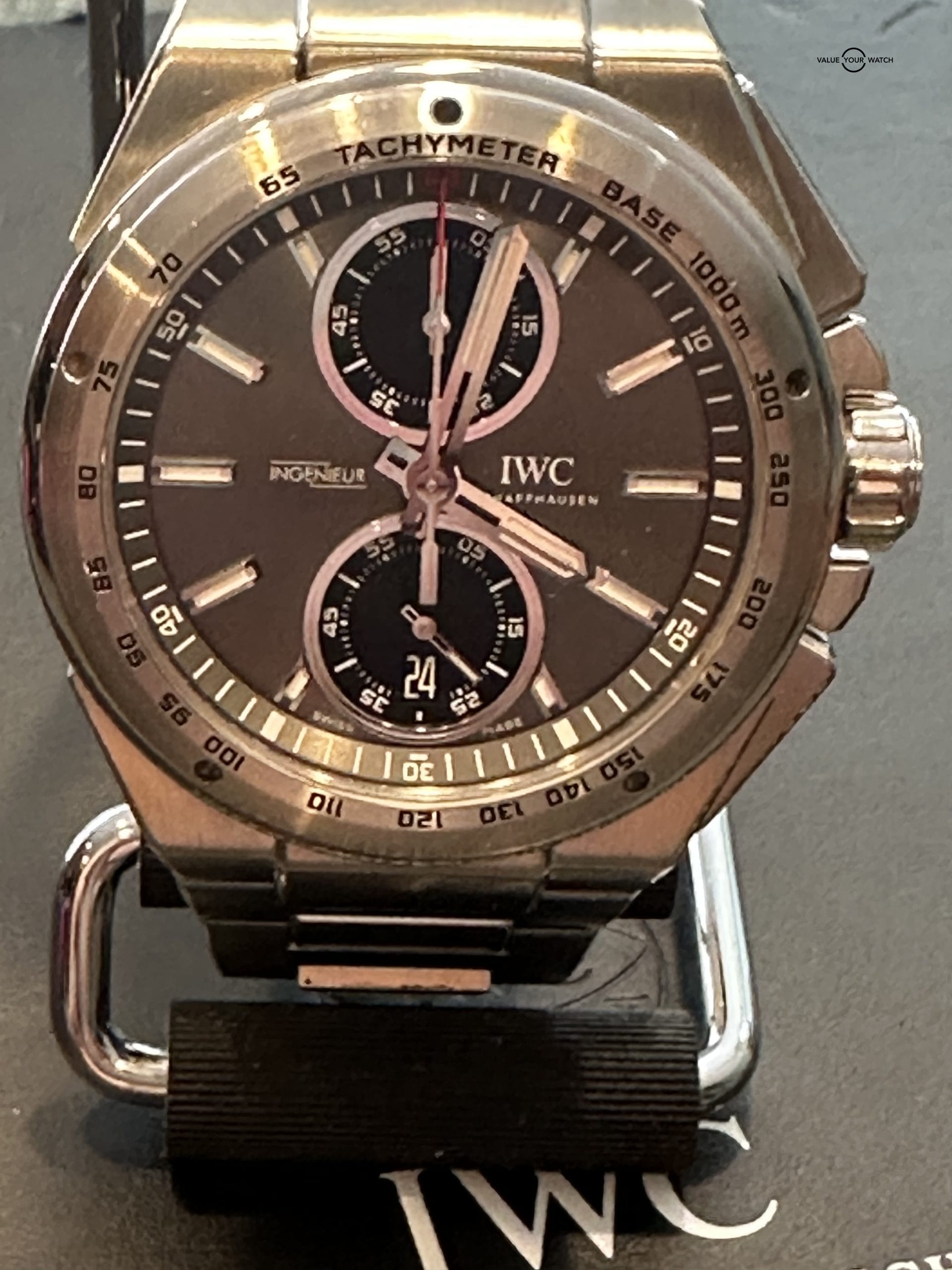 INGENIEUR CHRONOGRAPH RACER, Anthracite Face, Full Set IW378508 - Image 3