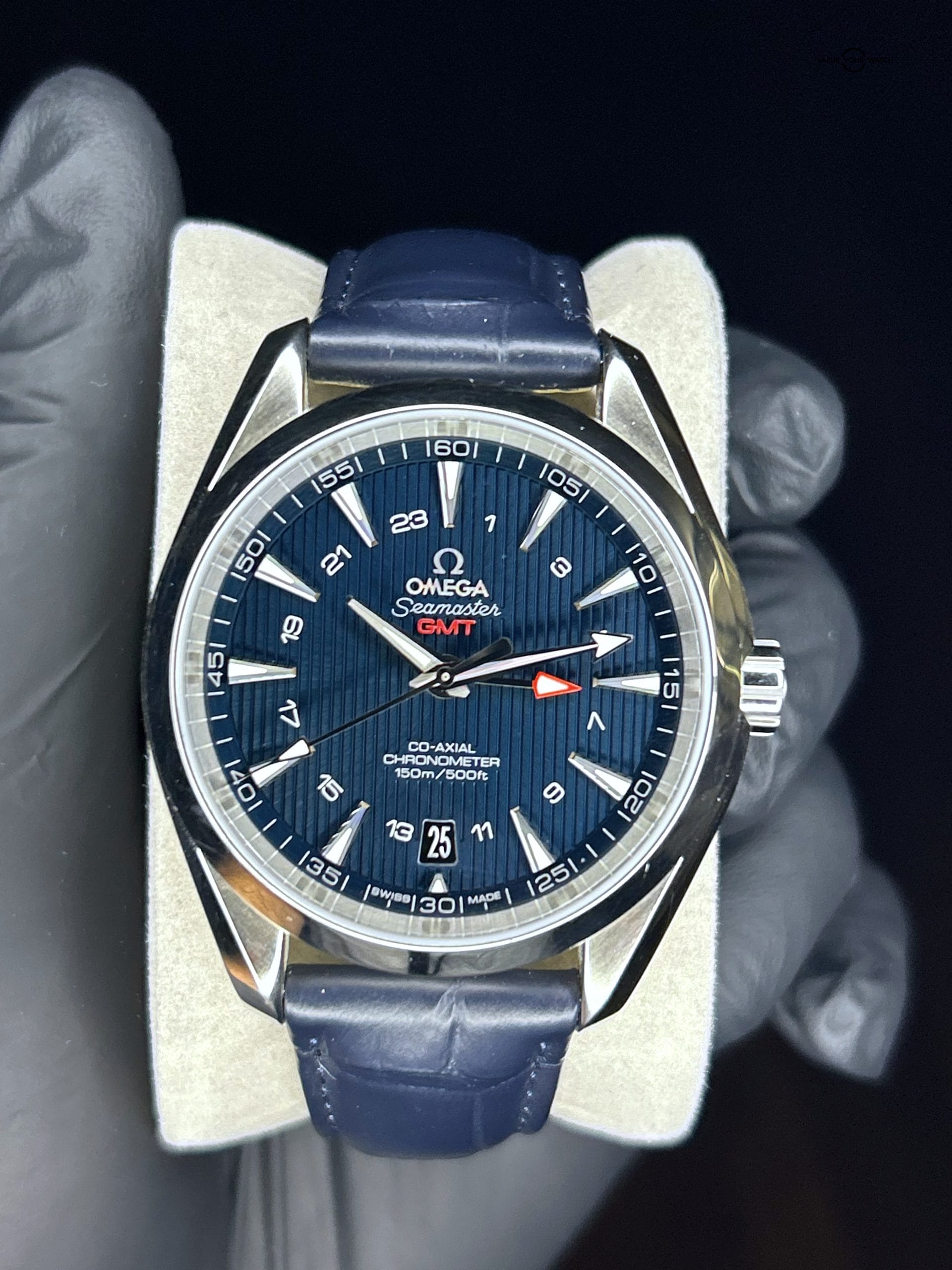 Omega Seamaster Aqua Terra GMT Steel Blue Dial 231.10.43.22.03.001