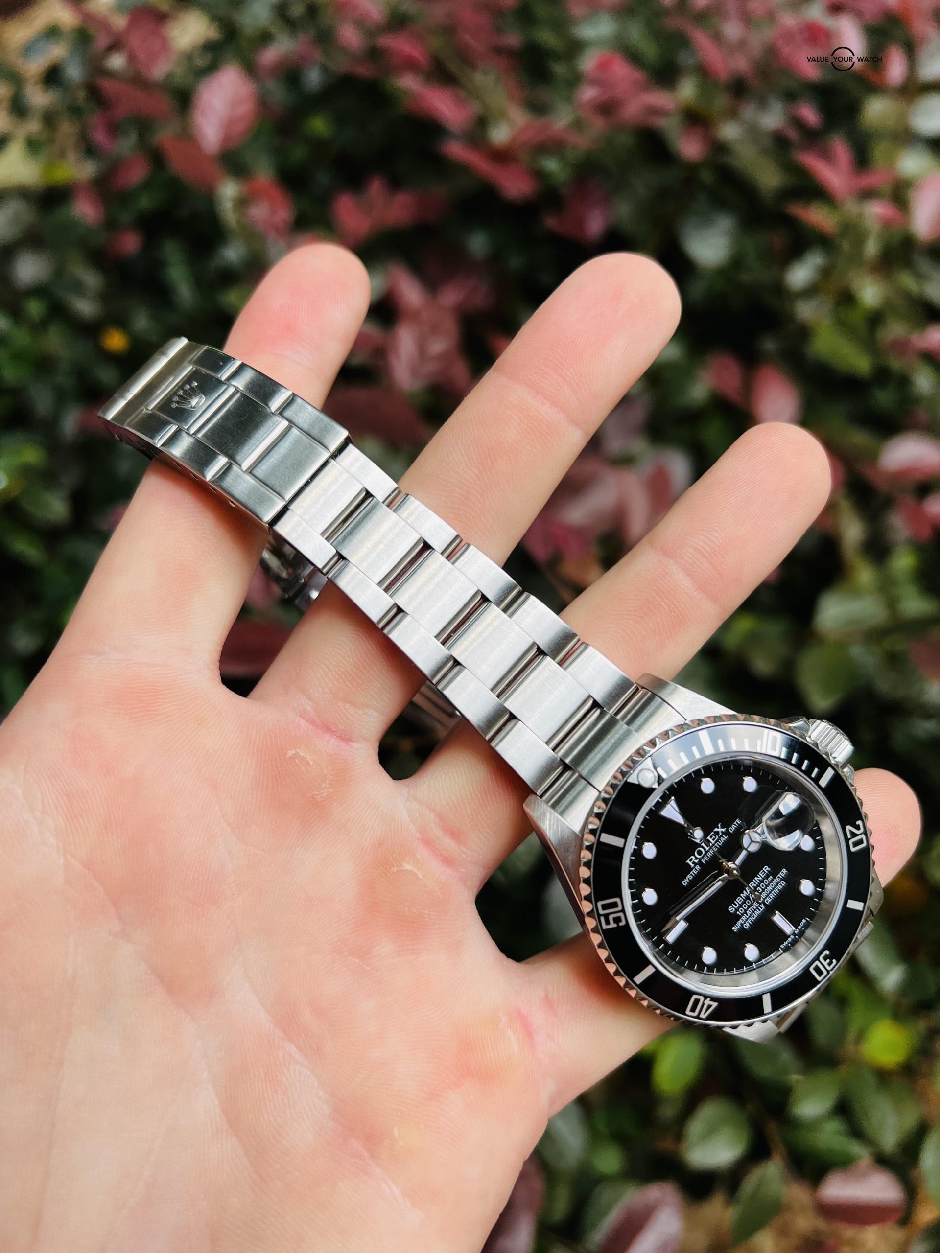 Rolex 16610T Submariner Date 2006 Z serial SEL No Holes Case with