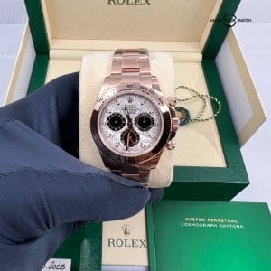 March 2023 New Full Set Meteorite Dial Rolex Daytona Everose 116505 18K Gold