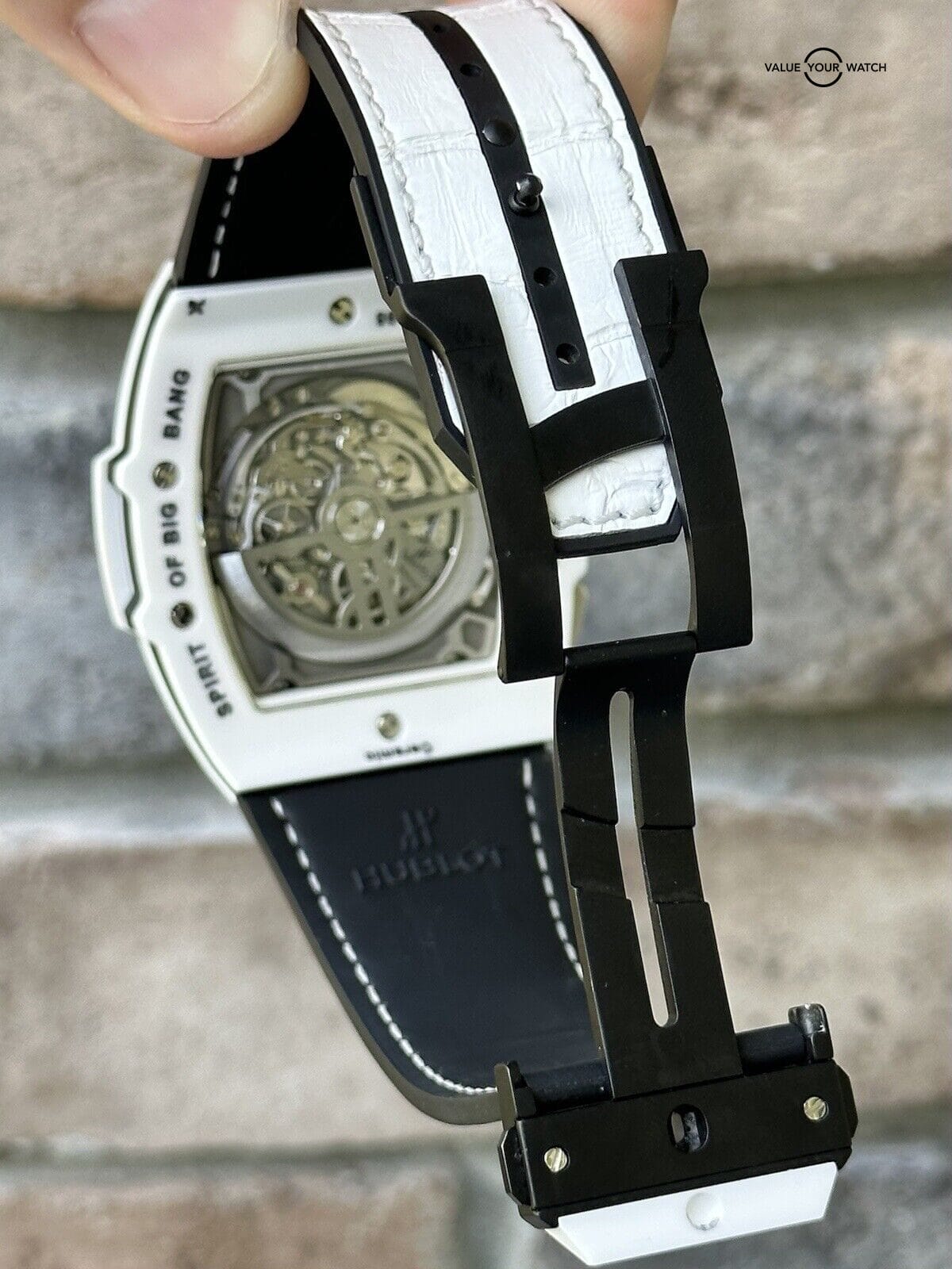 Hublot Spirit Of Big Bang White Ceramic Chronograph - Full Set - 601.HX.0173.LR - Image 2