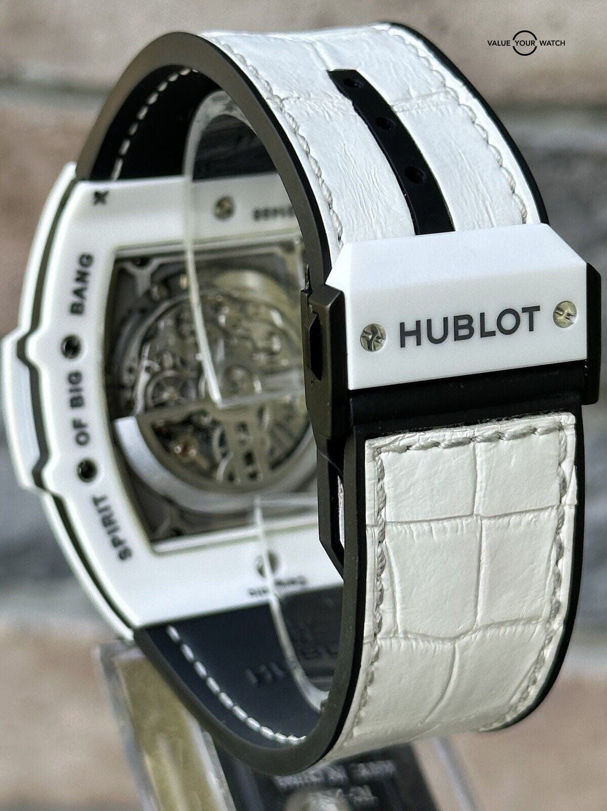 Hublot Spirit Of Big Bang White Ceramic Watch - 45 mm - Sapphire  Dial-601.HX.0173.LR