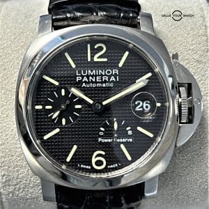 Panerai Luminor Power Reserve PAM 241 Hobnail Dial 40mm Stainless Steel B&P!