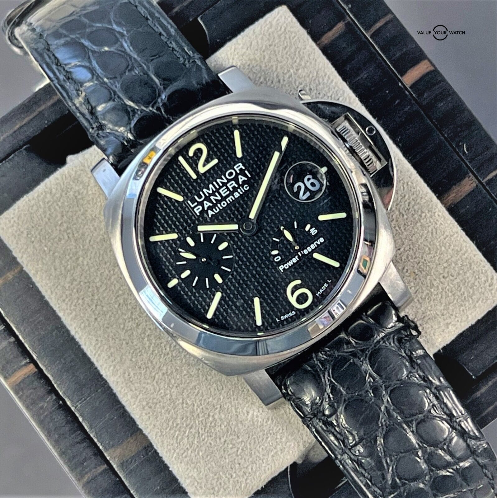 Panerai Luminor Power Reserve PAM 241 Hobnail Dial 40mm Stainless Steel B&P! - Image 11