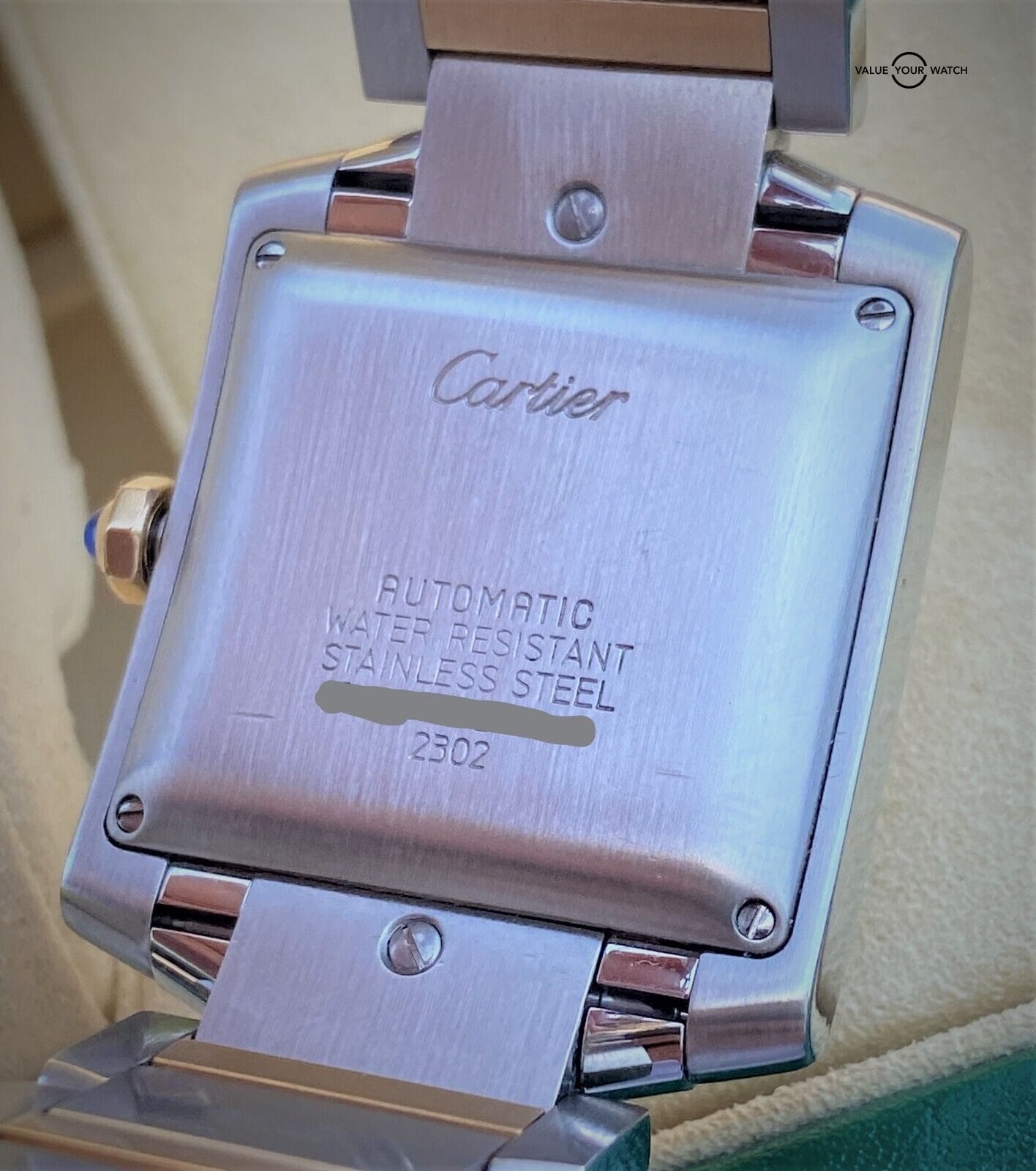 Cartier Tank Francaise Large 18K Gold & Stainless Steel W51005Q4! - Image 7
