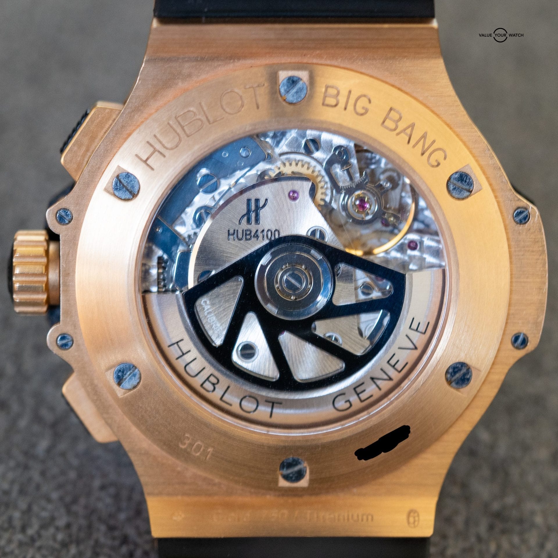 Hublot Big Bang Evolution Rose Gold Carbon Fiber Dial - Image 4