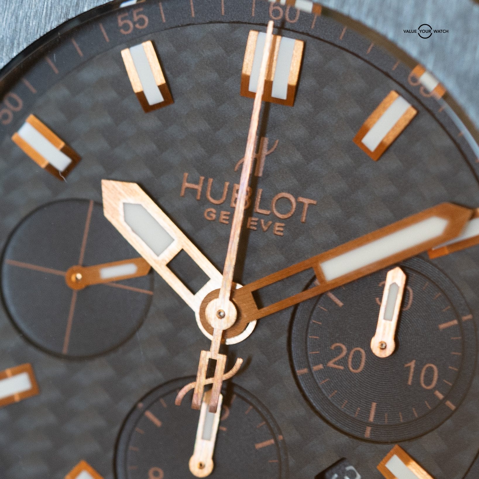 Hublot Big Bang Evolution Rose Gold Carbon Fiber Dial - Image 3