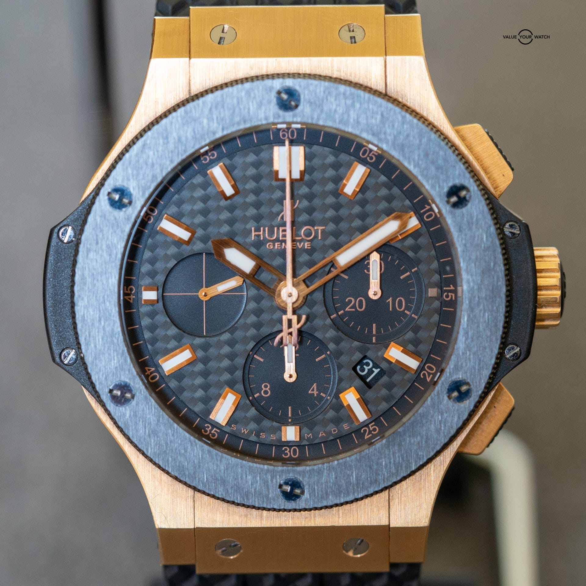 Hublot Big Bang Evolution Rose Gold Carbon Fiber Dial - Image 7