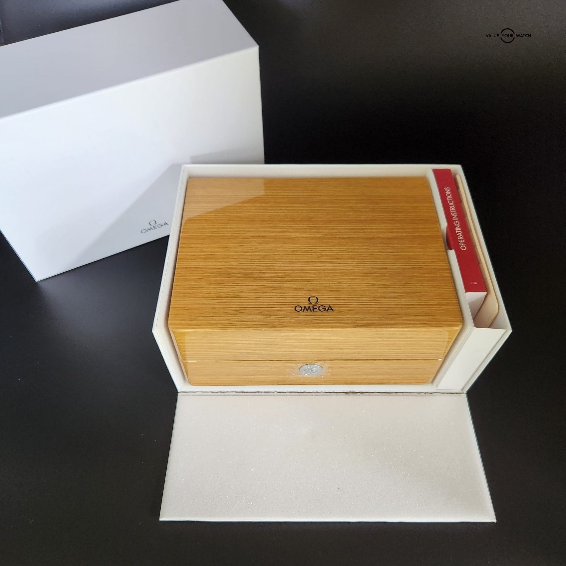 UNWORN OMEGA Speedmaster Professional Co-axial Master Chronometer Chronograph Men's Black Watch Stainless Steel w/Leather Strap 44.25mm 329.33.44.51.01.001 - Image 14