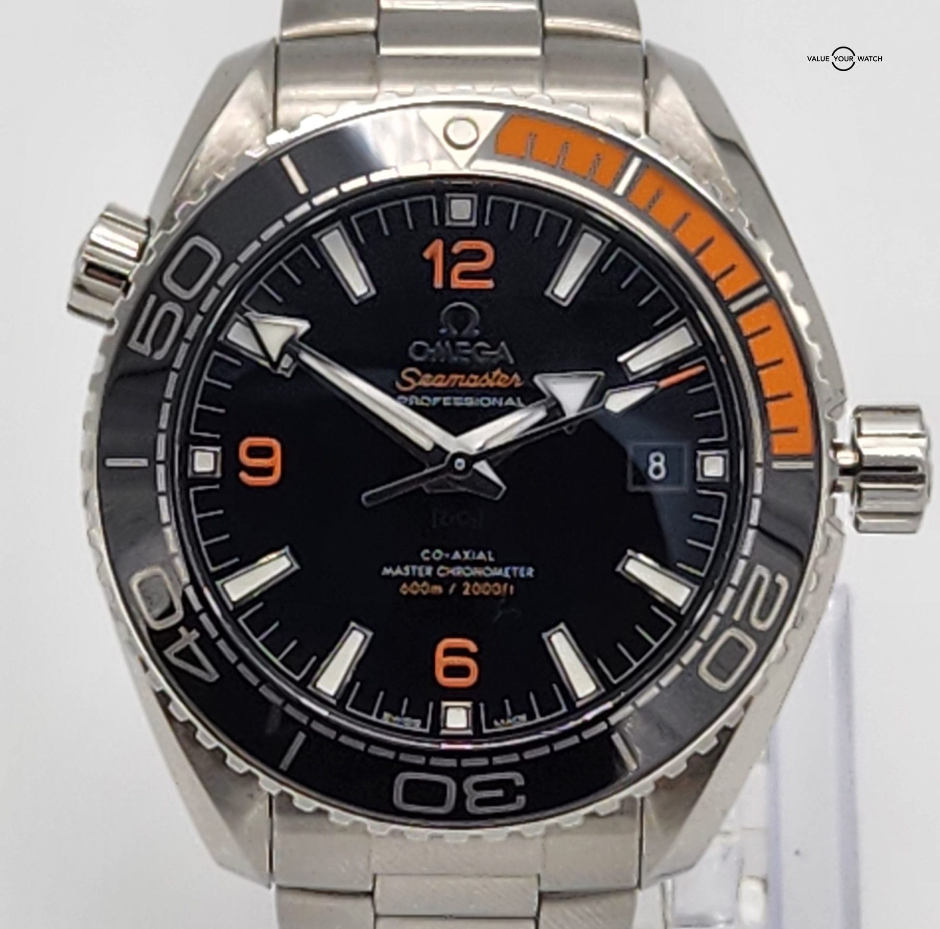 UNWORN OMEGA Seamaster Planet Ocean 600M Master Chronometer Men's Black Watch 44.25mm Stainless Steel 215.30.44.21.01.002