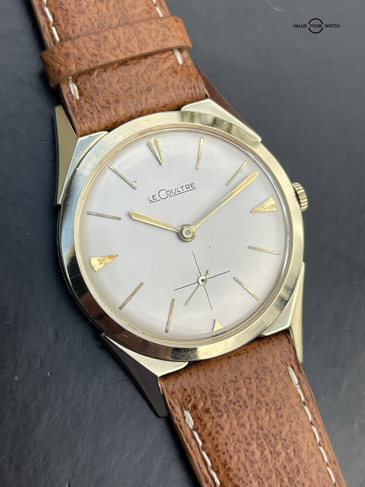 Lecoultre 14k gold outlet watch