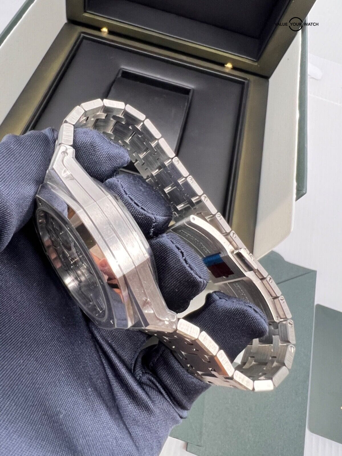 2023 New Unworn Full Audemars Piguet Royal Oak Chronograph Steel White Dial 41mm - Image 4