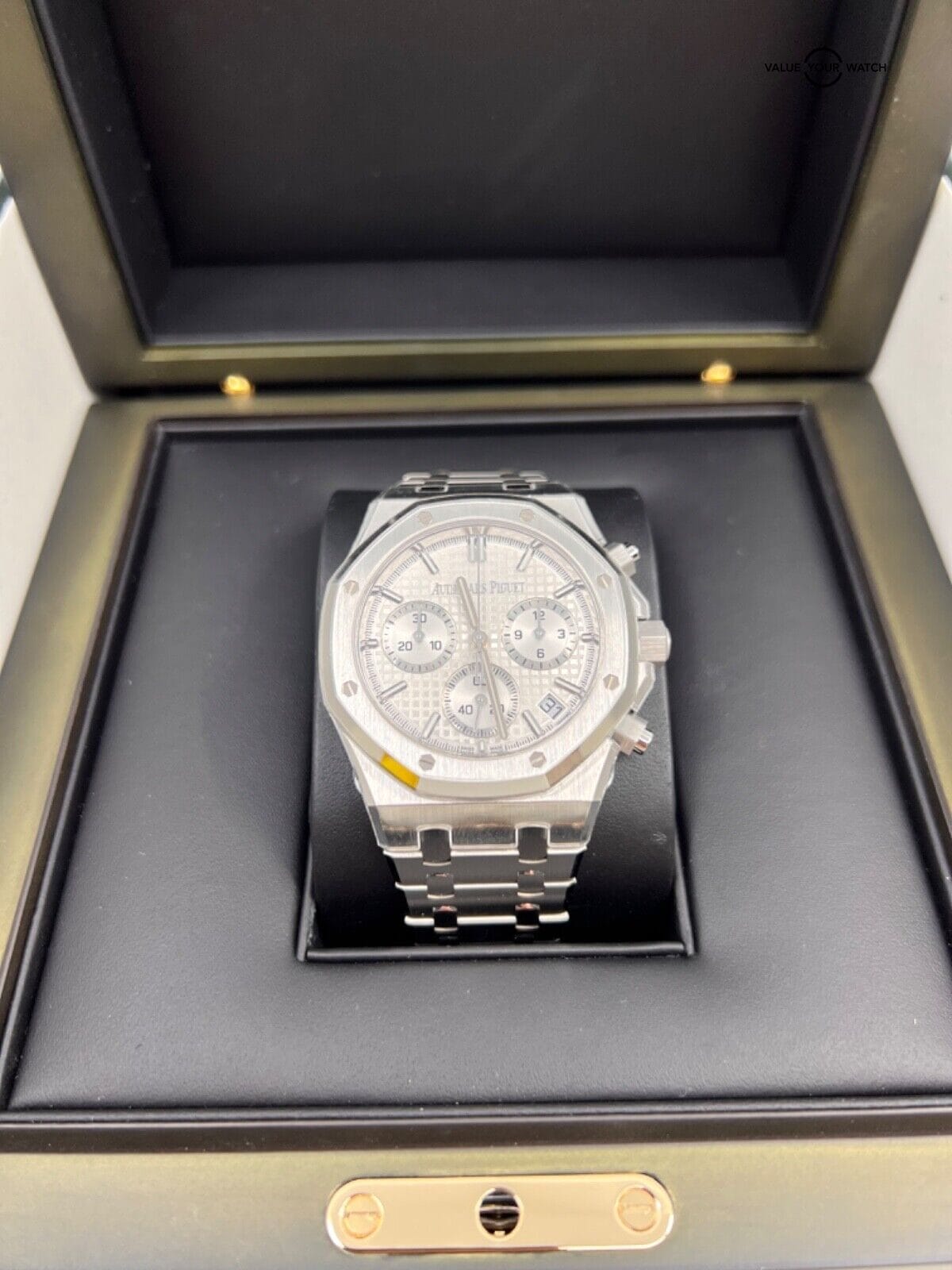 2023 New Unworn Full Audemars Piguet Royal Oak Chronograph Steel White Dial 41mm