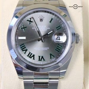 Rolex Datejust 41mm Wimbledon 126300 BOX/PAPERS/2023!